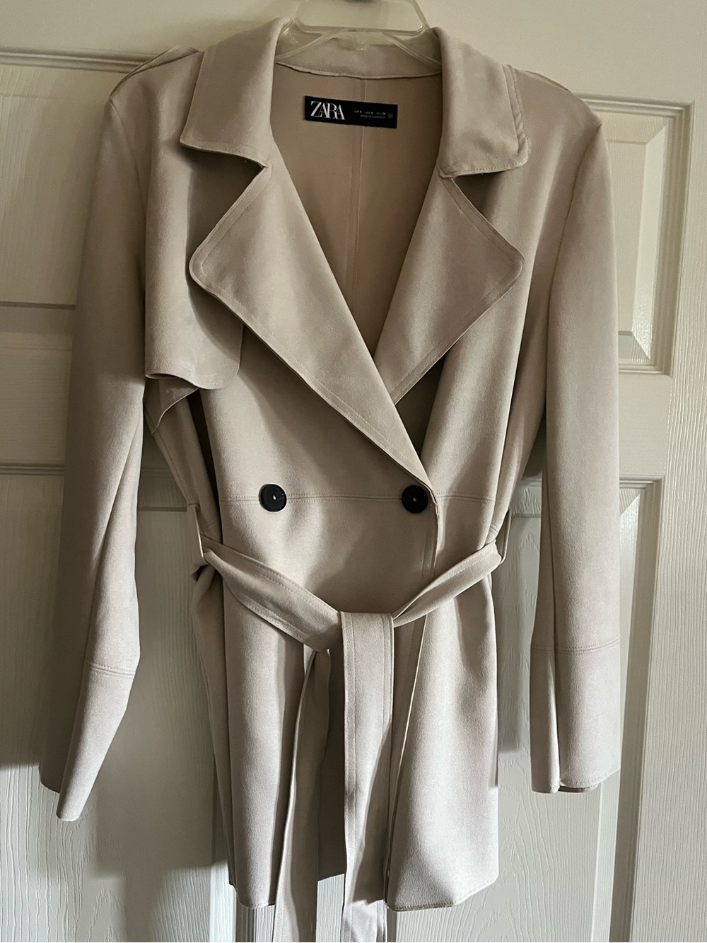 Zara Faux Ultra Suede Jacket Size S